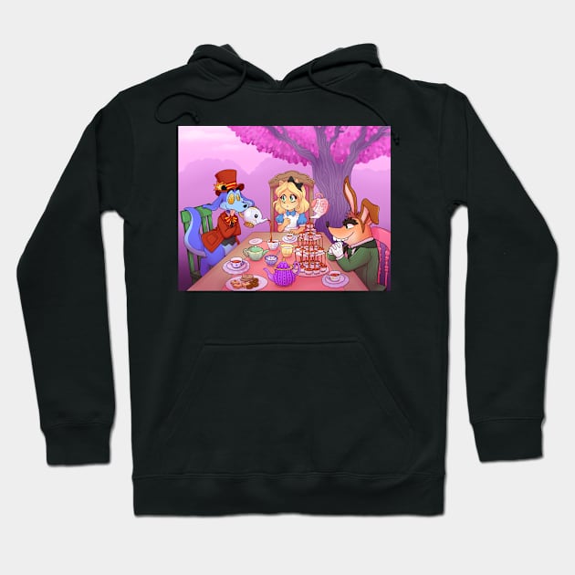 Tea party Hoodie by EsmaelJ